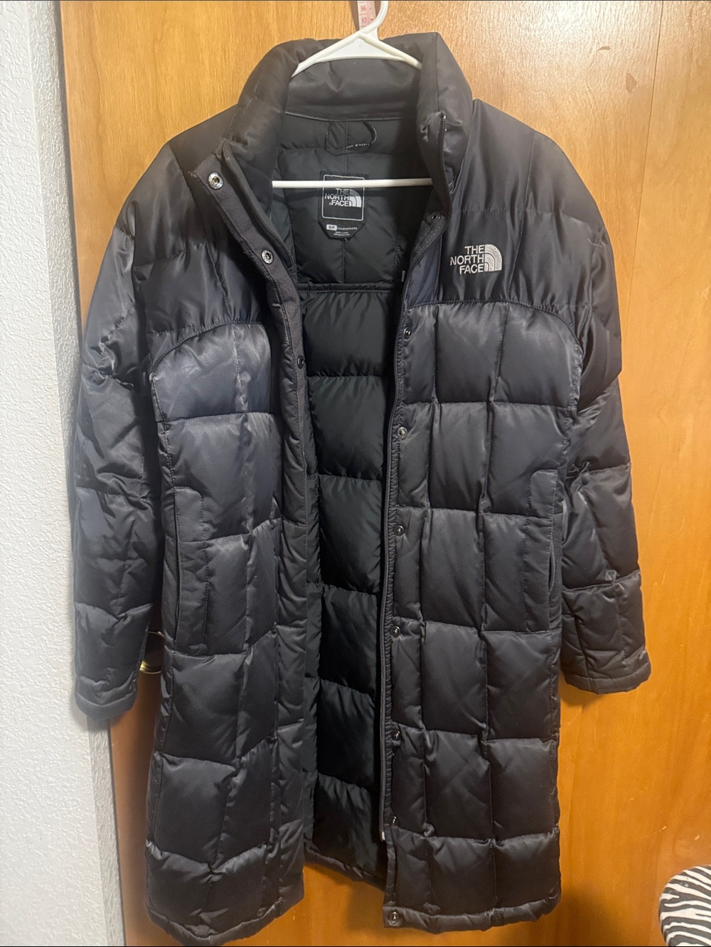 The North Face Black Long Quilted Puffer Coat